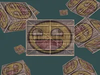 a smiling textured containers in OpenGL